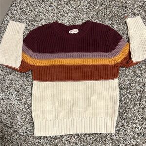 Cat & Jack Burgundy Knit Sweater